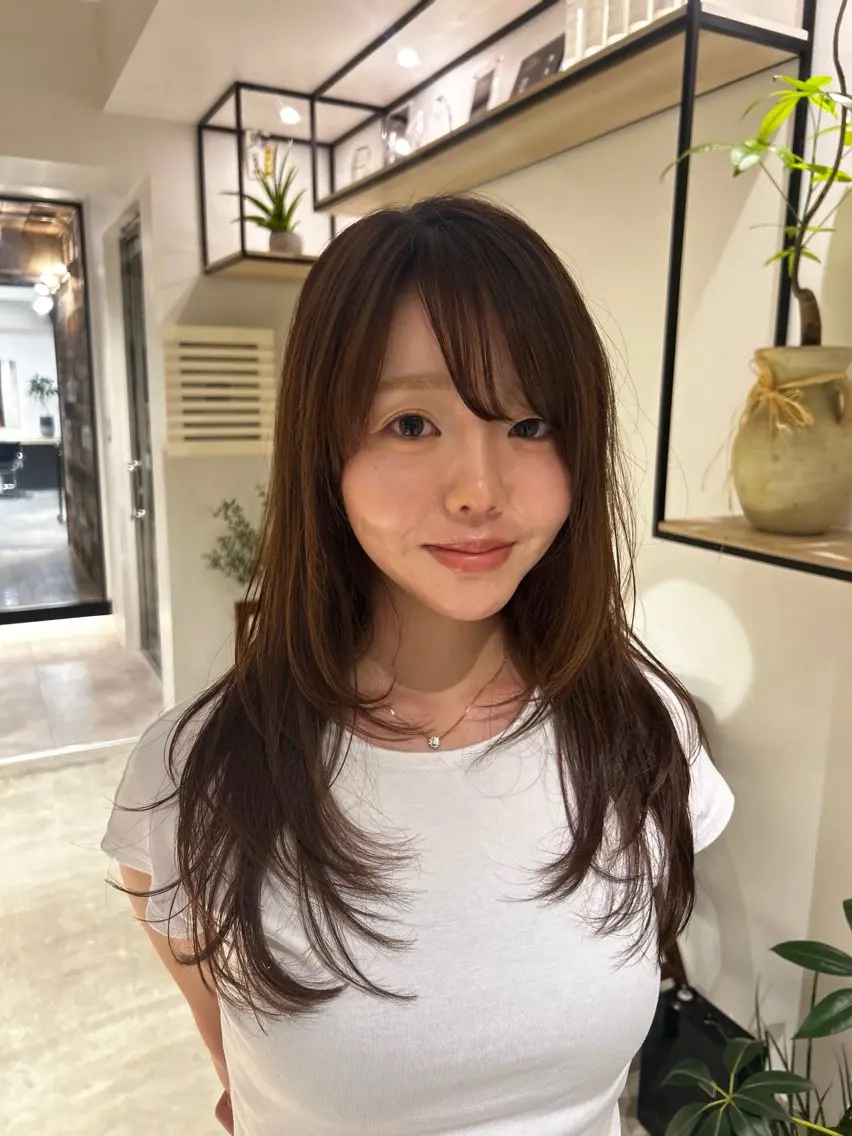 【minimo限定🎀】🫧似合わせレイヤーカット🩰🫧＋髪質に合わせたトリートメントサービス✨の写真