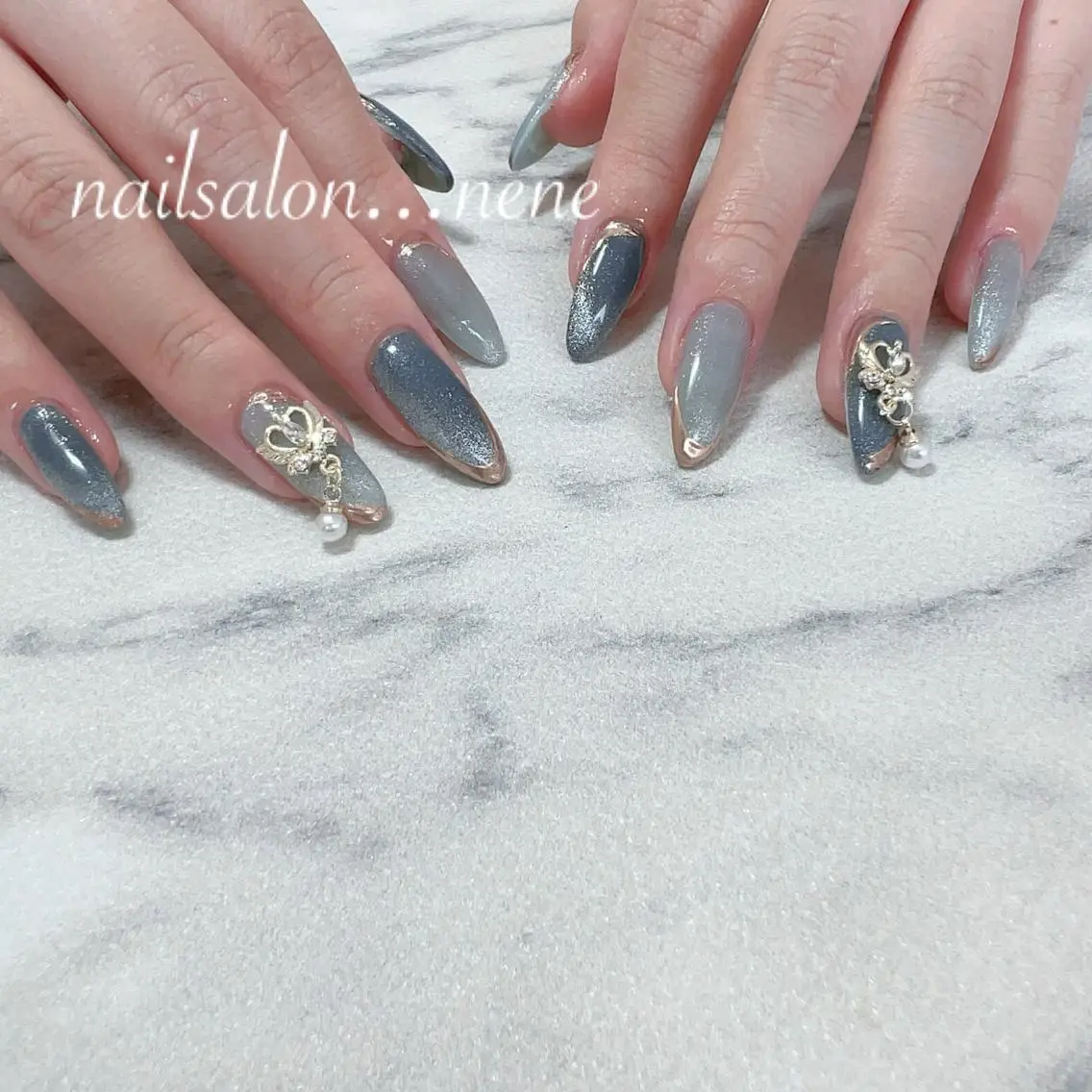 ネイル マグネットネイル nailsalon ...neneのネイルデザイン