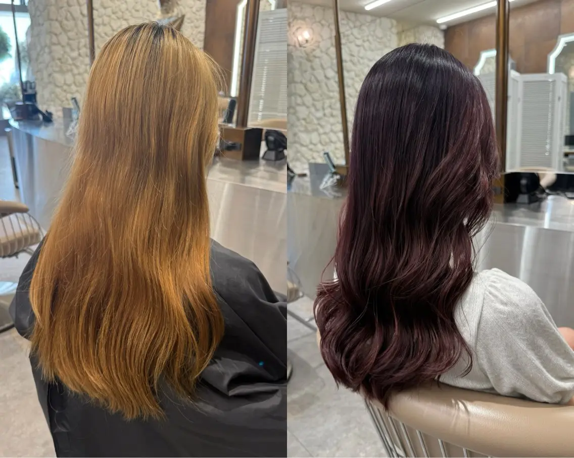 カラー カット ヘアカラー 𝒐𝒏𝒐 𝒉𝒊𝒏𝒂𝒌のヘアスタイル
