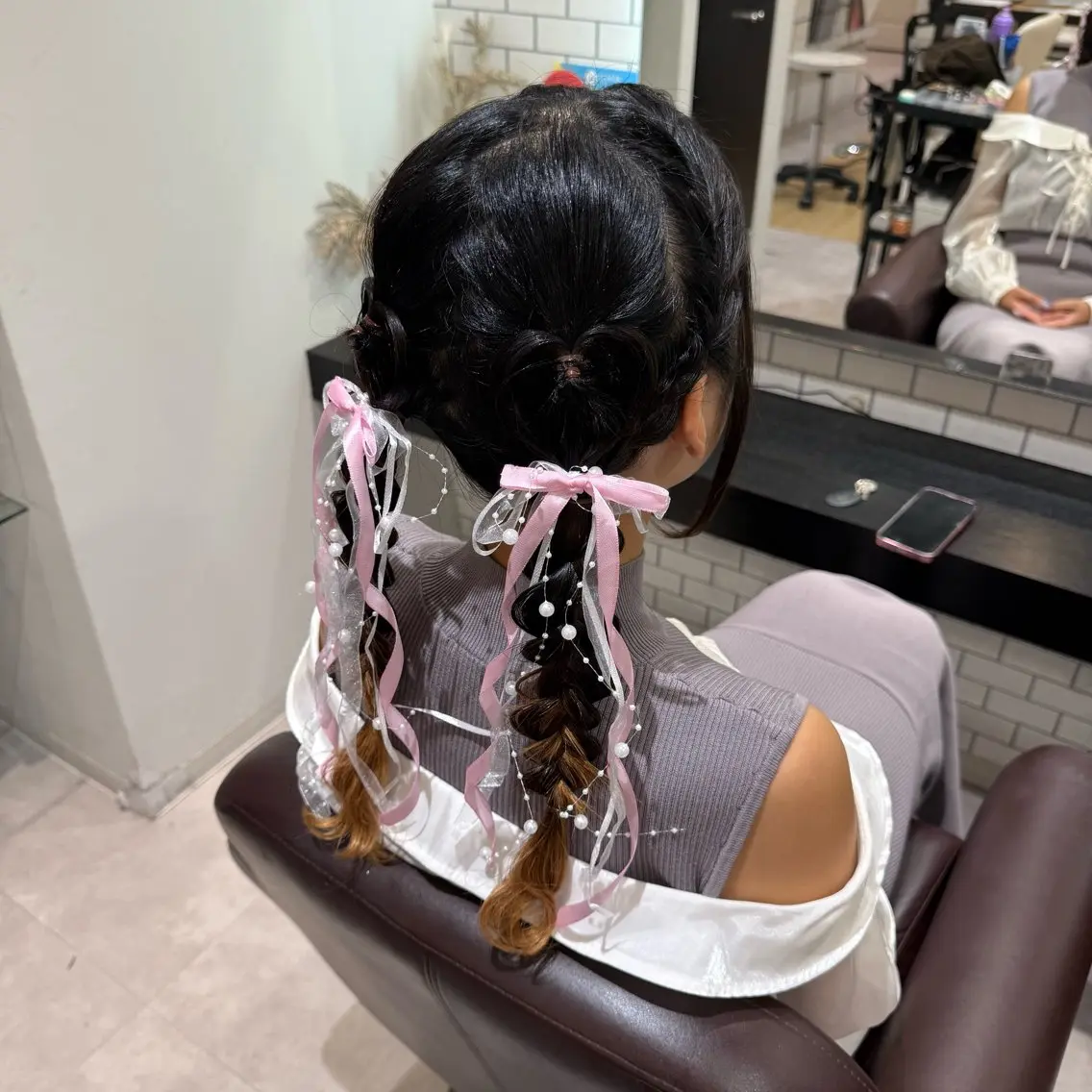 ロング ヘアアレンジ 🎀ヘアアレンジ 🎀ななみのヘアスタイル