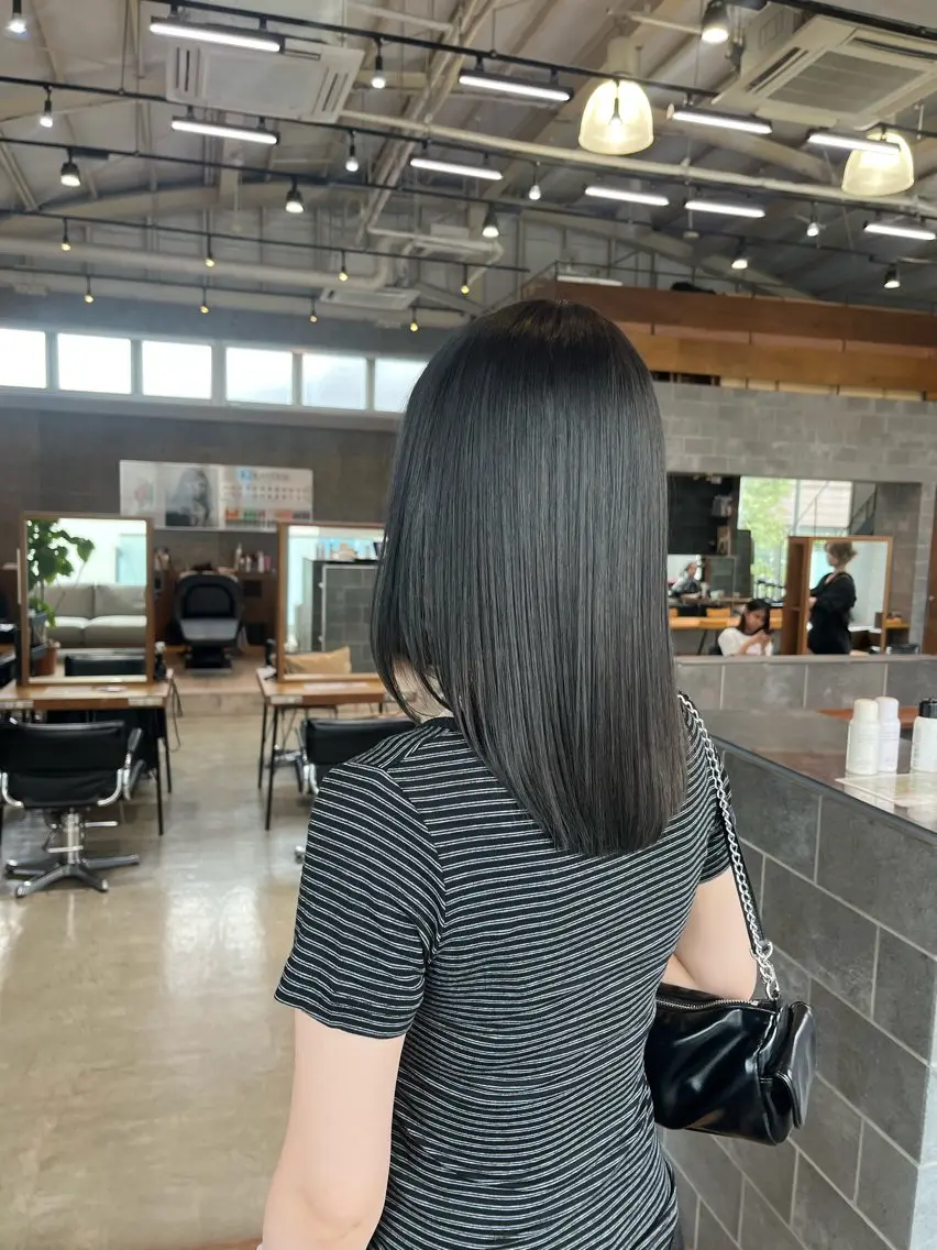 ミディアム カラー カット ヘアカラー トリートメント ヒラノホナミ 🫧艶髪🫧髪質改善のヘアスタイル