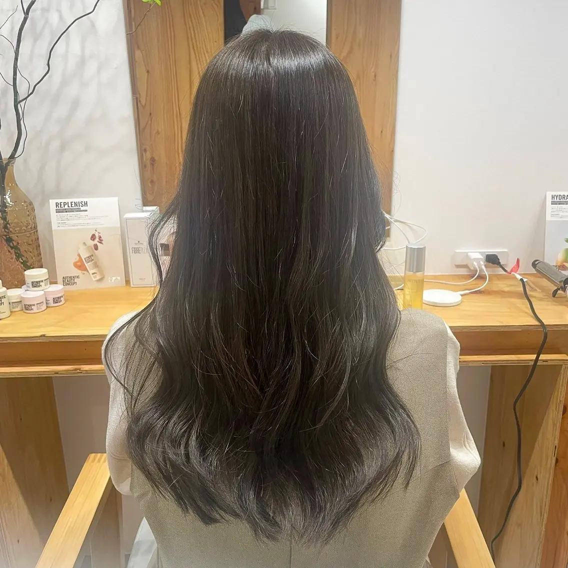 ロング カラー c& ちはるのヘアスタイル