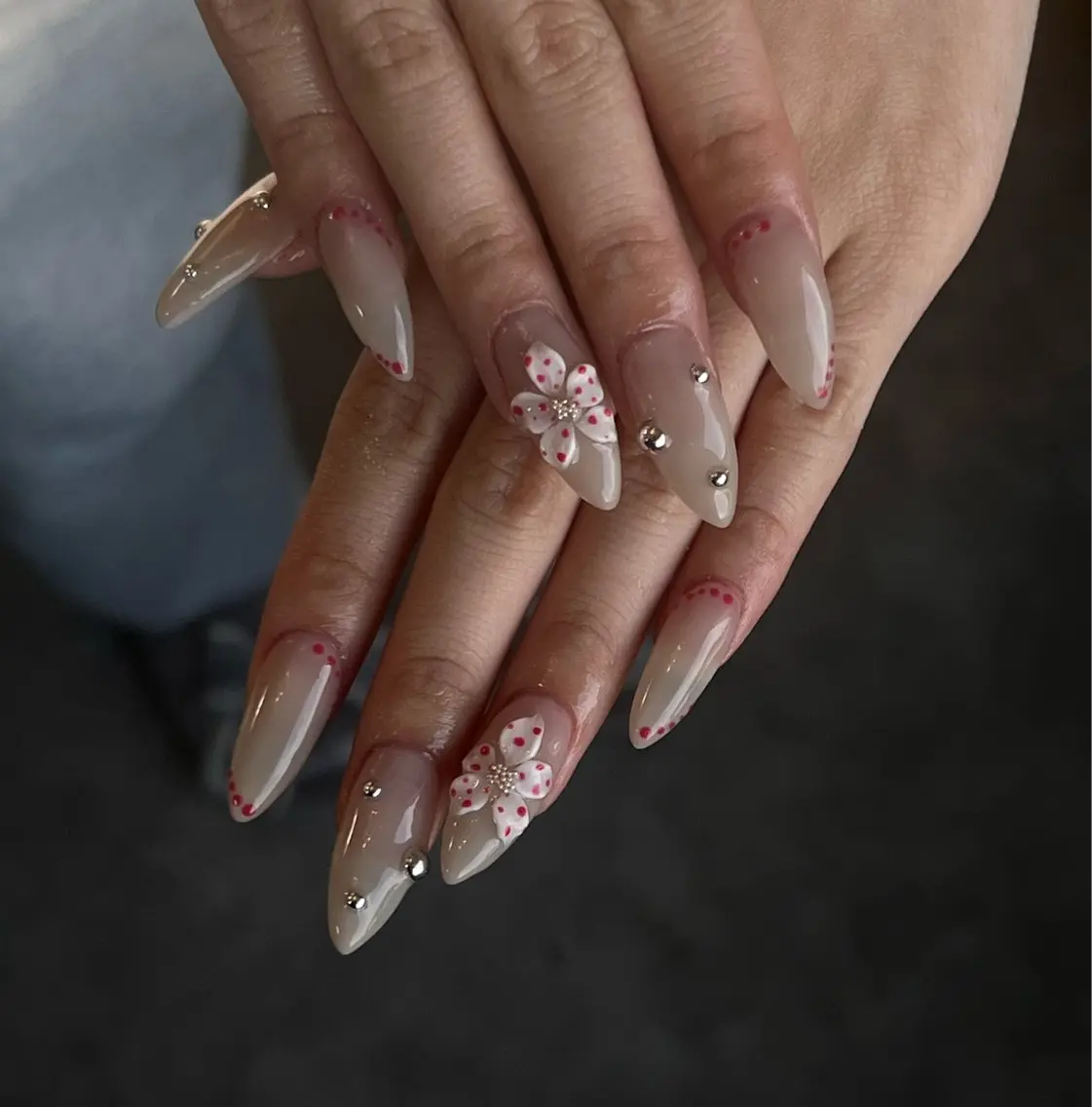 ネイル フラワーネイル ハンドネイル Y's nail ˚✧₊YUIのネイルデザイン