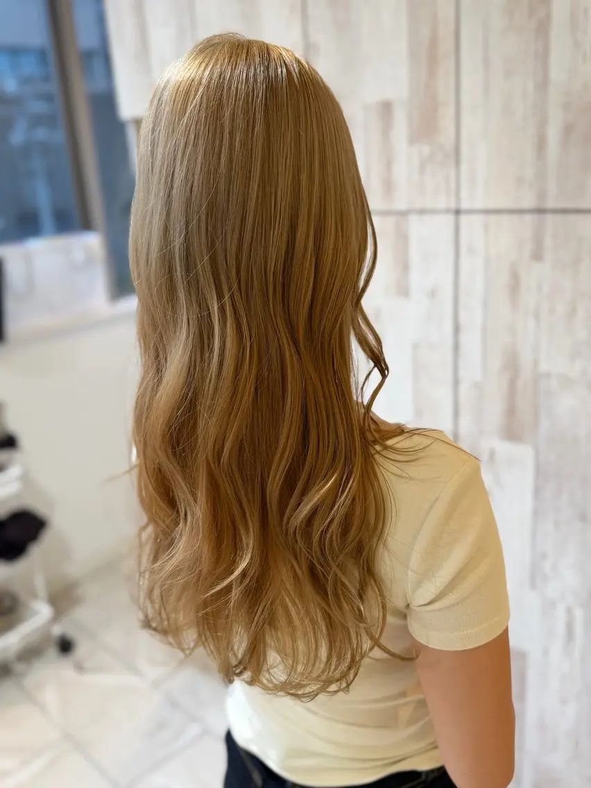 ロング カラー ヘアカラー 仙台×ブリーチ 斎藤相慶のヘアスタイル
