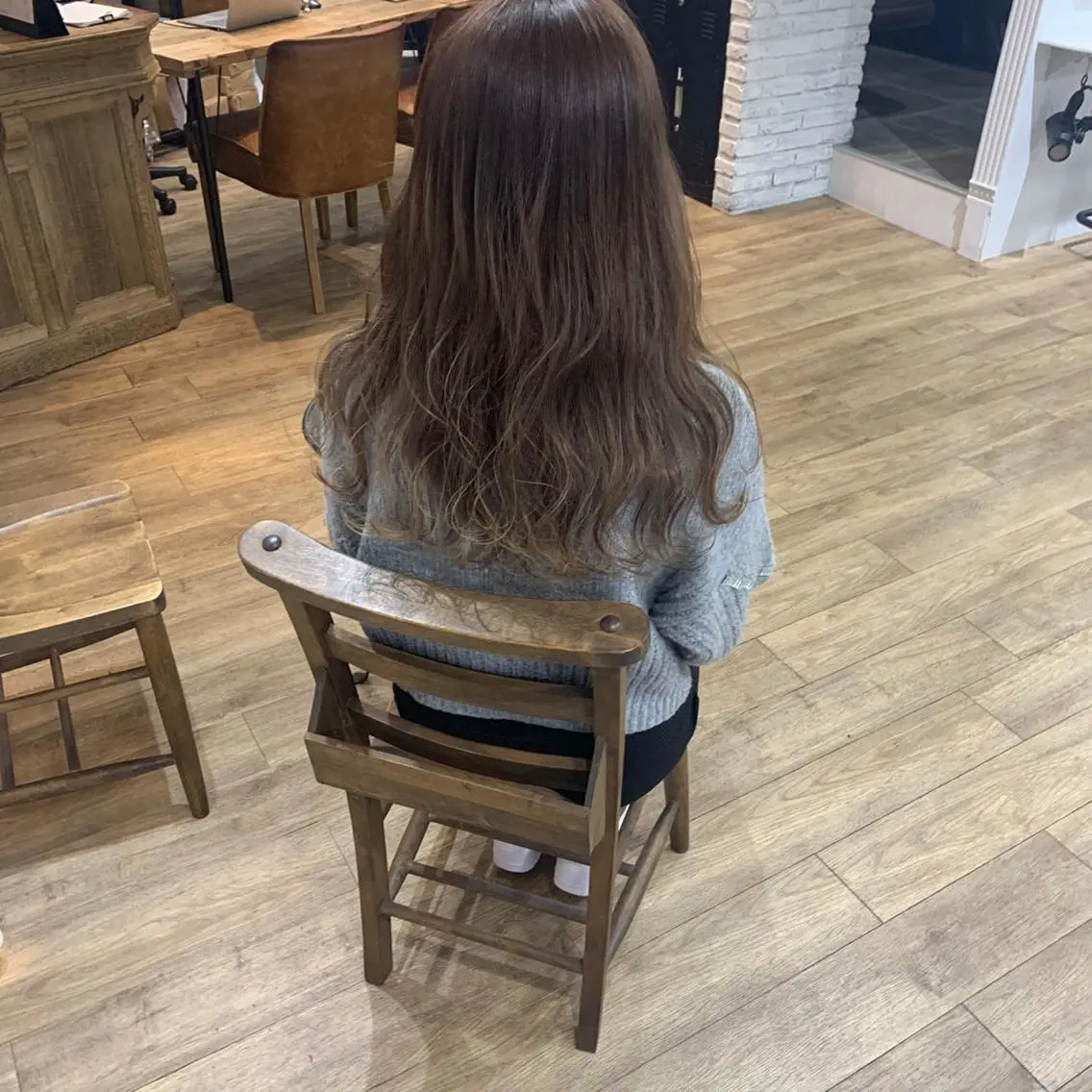 ロング カラー ヘアカラー トリートメント 酸性縮毛矯正 梅田茶屋町 Juriのヘアスタイル