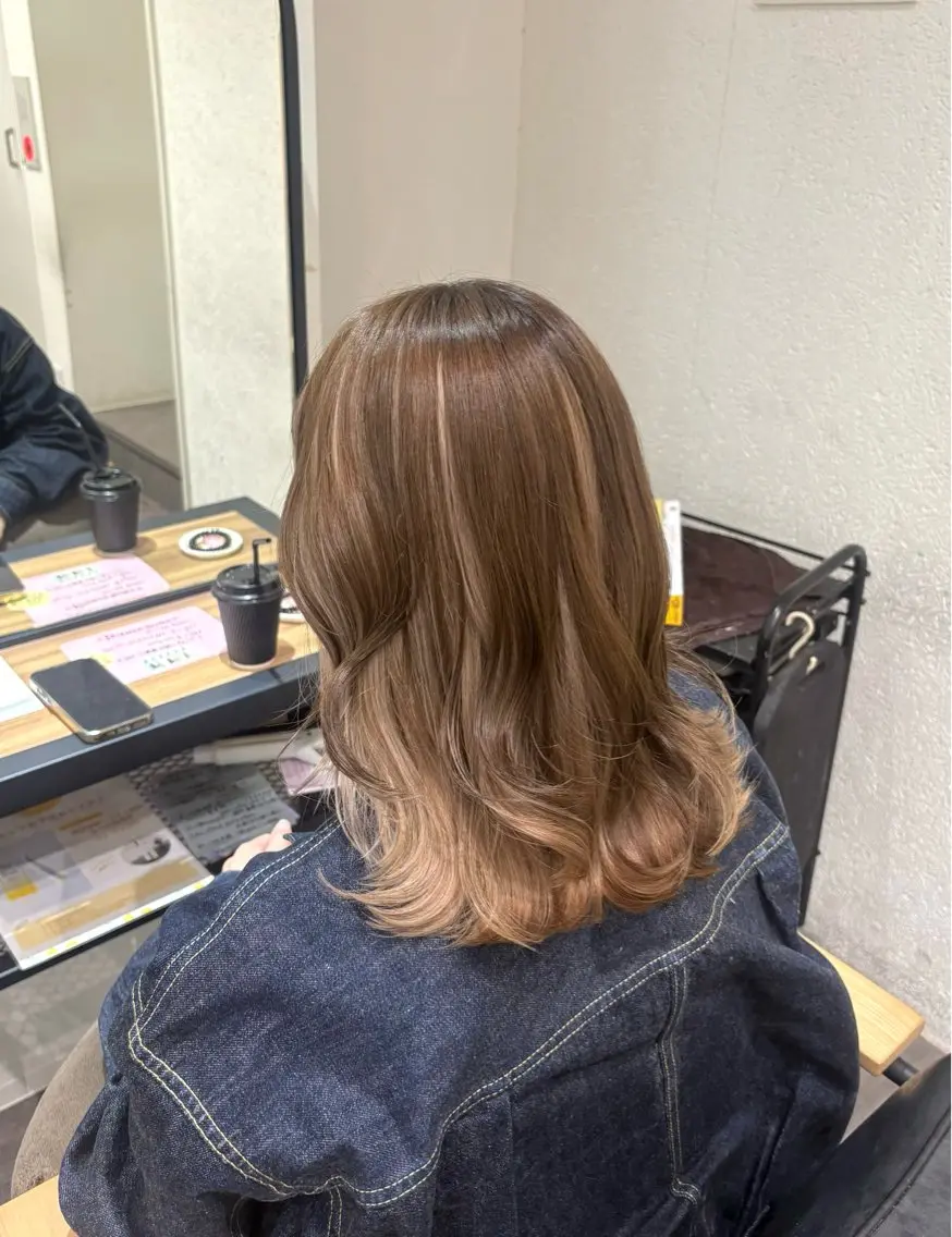 ミディアム カラー nijika/ カラーリスト🫧のヘアスタイル