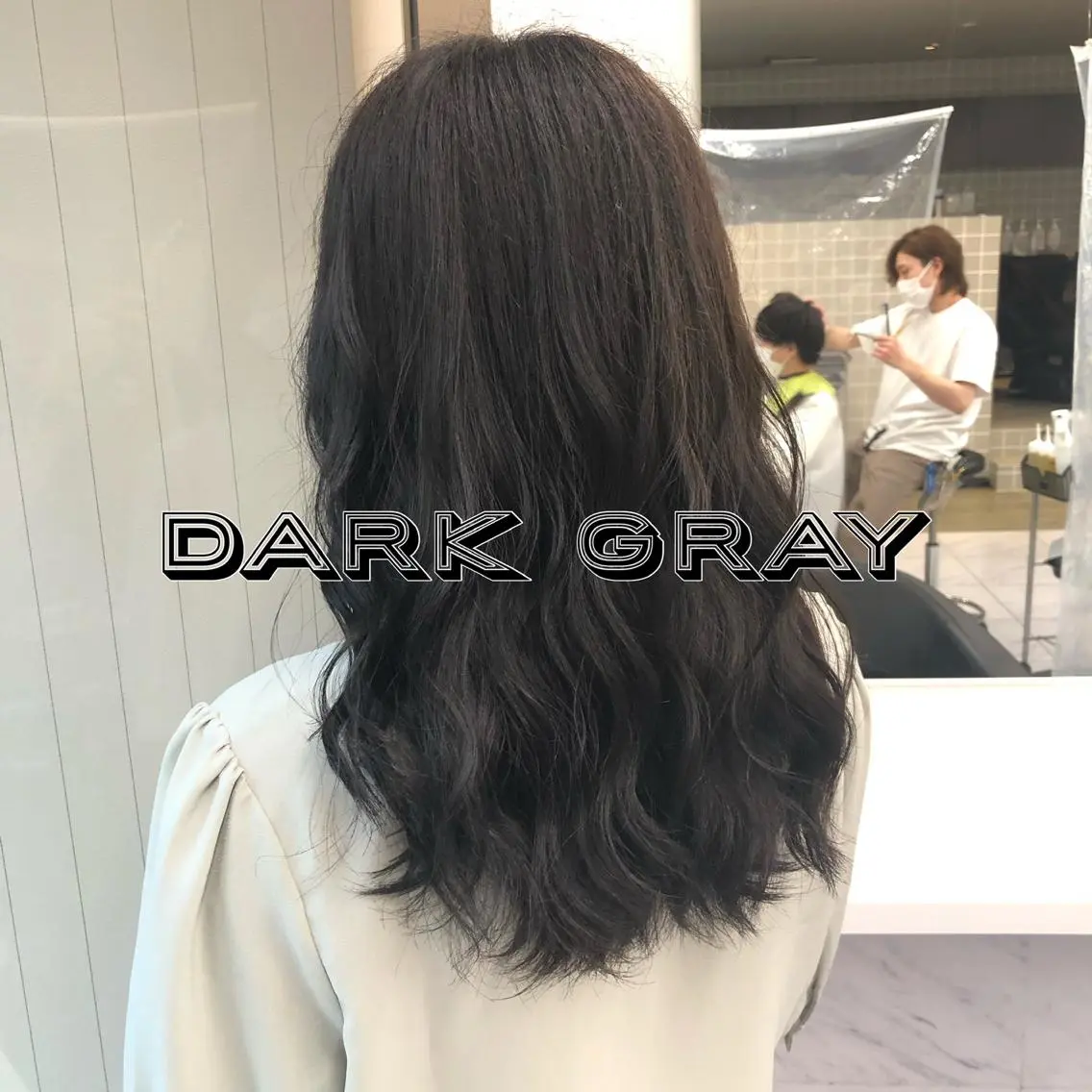 セミロング カラー パーマ ヘアアレンジ メンズ キッズ ネイル マツエク・マツパ 上品＆韓国風 🥀海心🥀のヘアスタイル