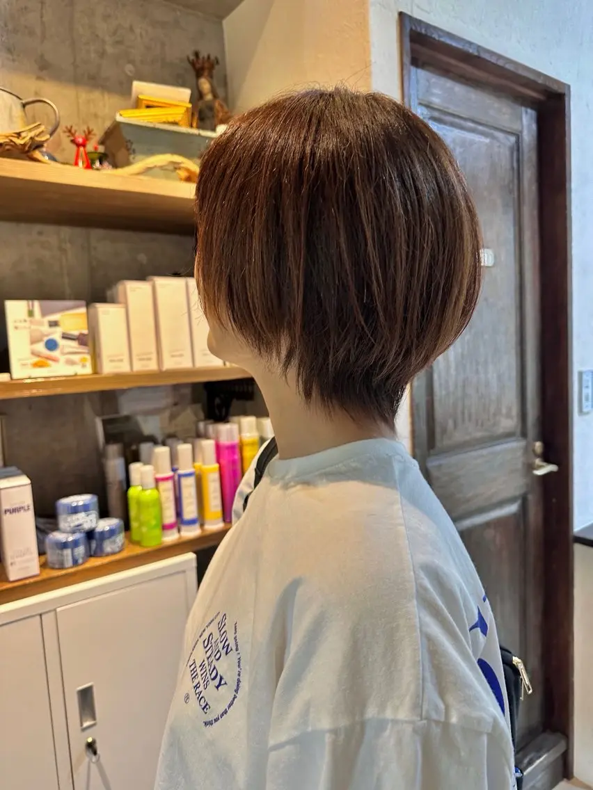 ショート カラー ショートヘア カット ヘアカラー 千葉駅徒歩1分✂︎ 宮内のヘアスタイル