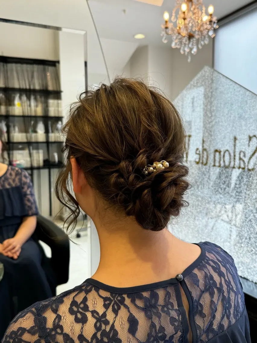 ミディアム ヘアアレンジ ヘアセット MURATA KOHEIのヘアスタイル