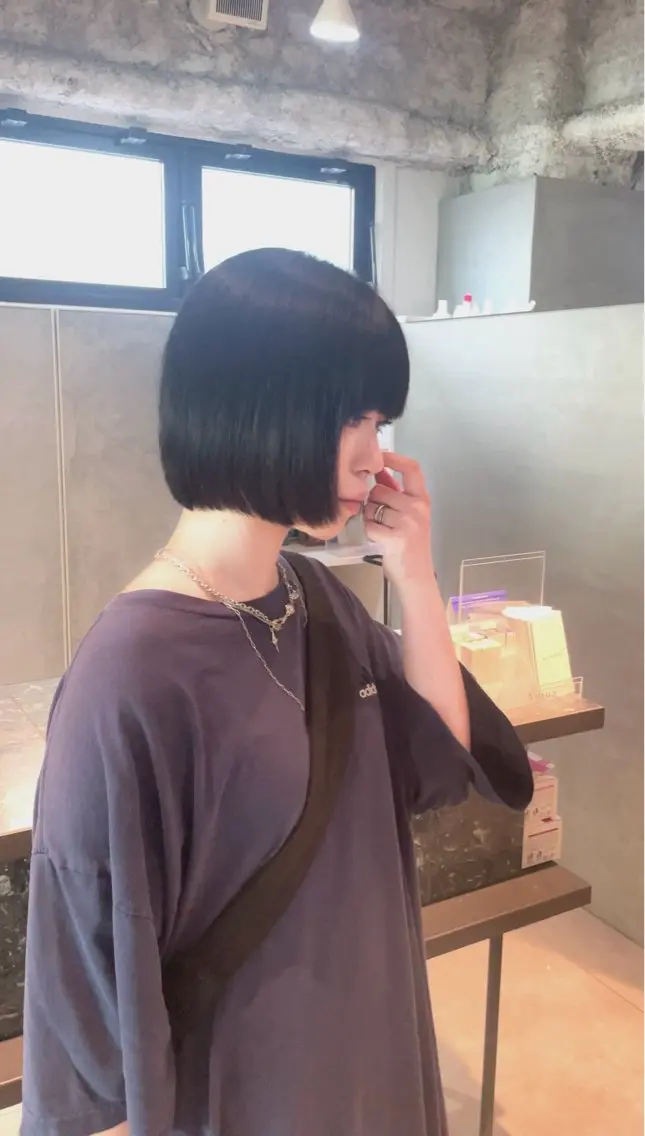 ショート カラー カット ヘアカラー CHERIM ❤️‍🔥新家光葉のヘアスタイル