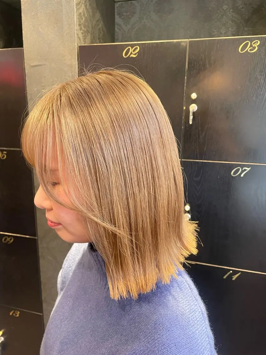 ショート カラー ヘアカラー トリートメント 💞暖色カラー 💞risaのヘアスタイル