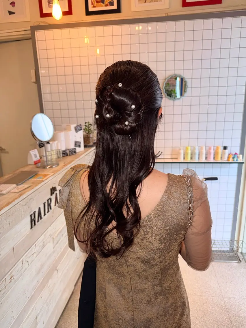 ヘアセット 個性的カラー ☆≡ねねのヘアスタイル