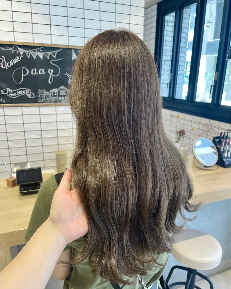 ミディアム カラー ヘアカラー カラー/レイヤー/ 髪質改善/PAAQのヘアスタイル