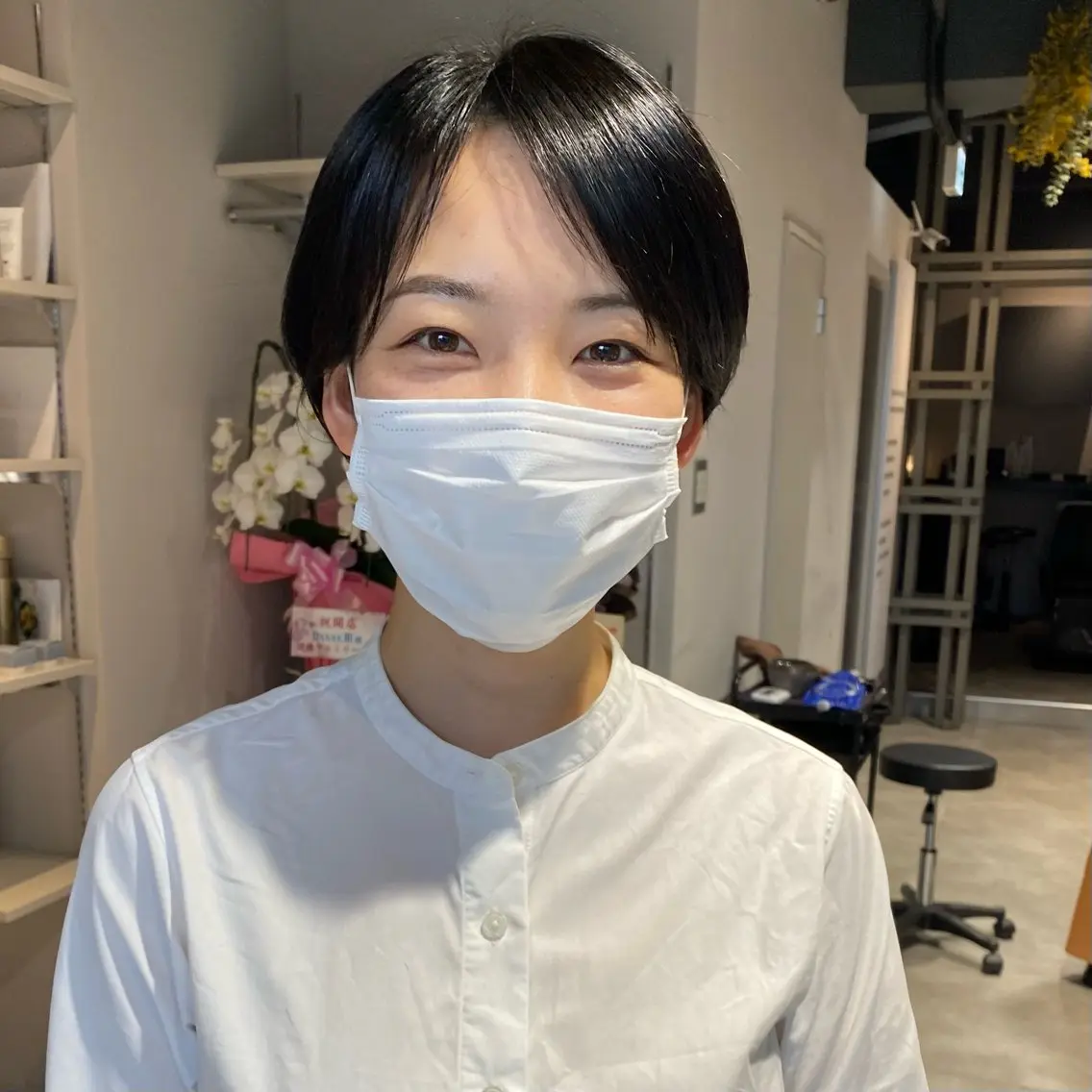 ショート ハイライト 髪質改善 レイヤーカット ショートヘア ショート職人 美容師【KENTA】のヘアスタイル