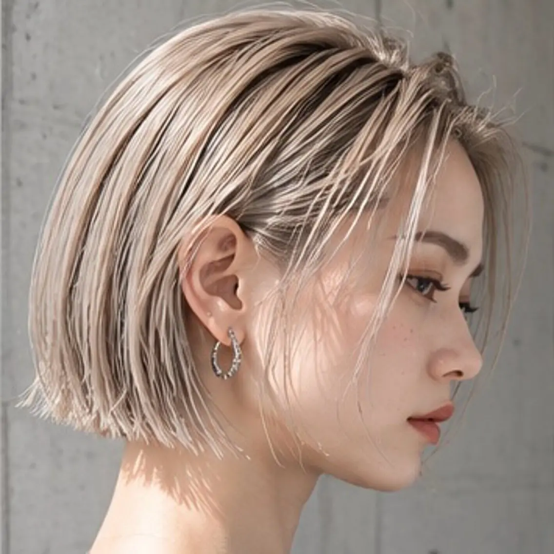 ショート カット ヘアカラー トリートメント カット特化 /BLUET/新宿のヘアスタイル