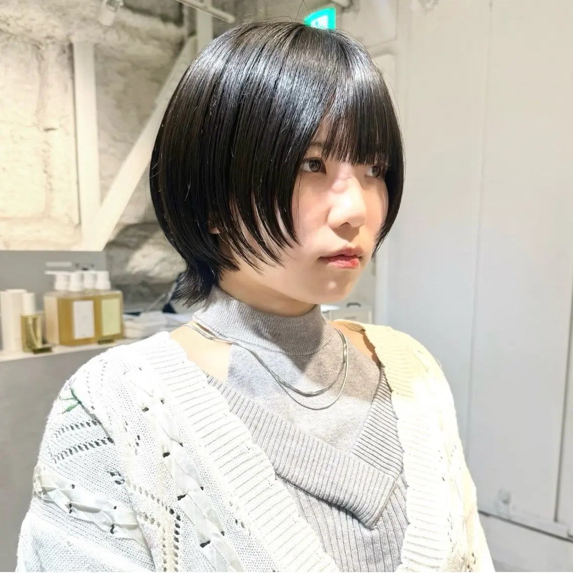 ショート カット ヘアカラー 骨格診断で絶対可愛い ✨丸みショート✨凌弥のヘアスタイル