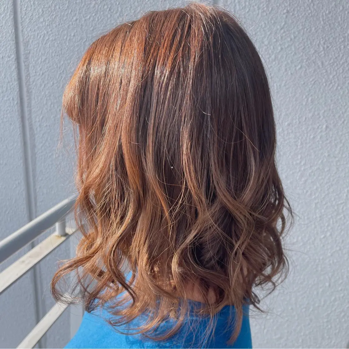 セミロング カラー ヘアアレンジ ベージュカラー ブリーチ なつき/艶ピンク/ girly hairのヘアスタイル