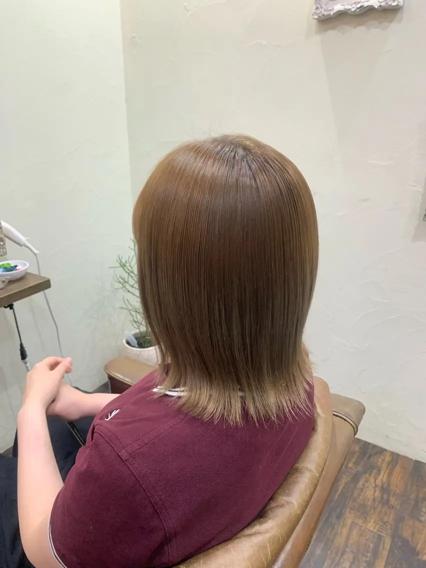 カラー ヘアカラー 大西 華央のヘアスタイル