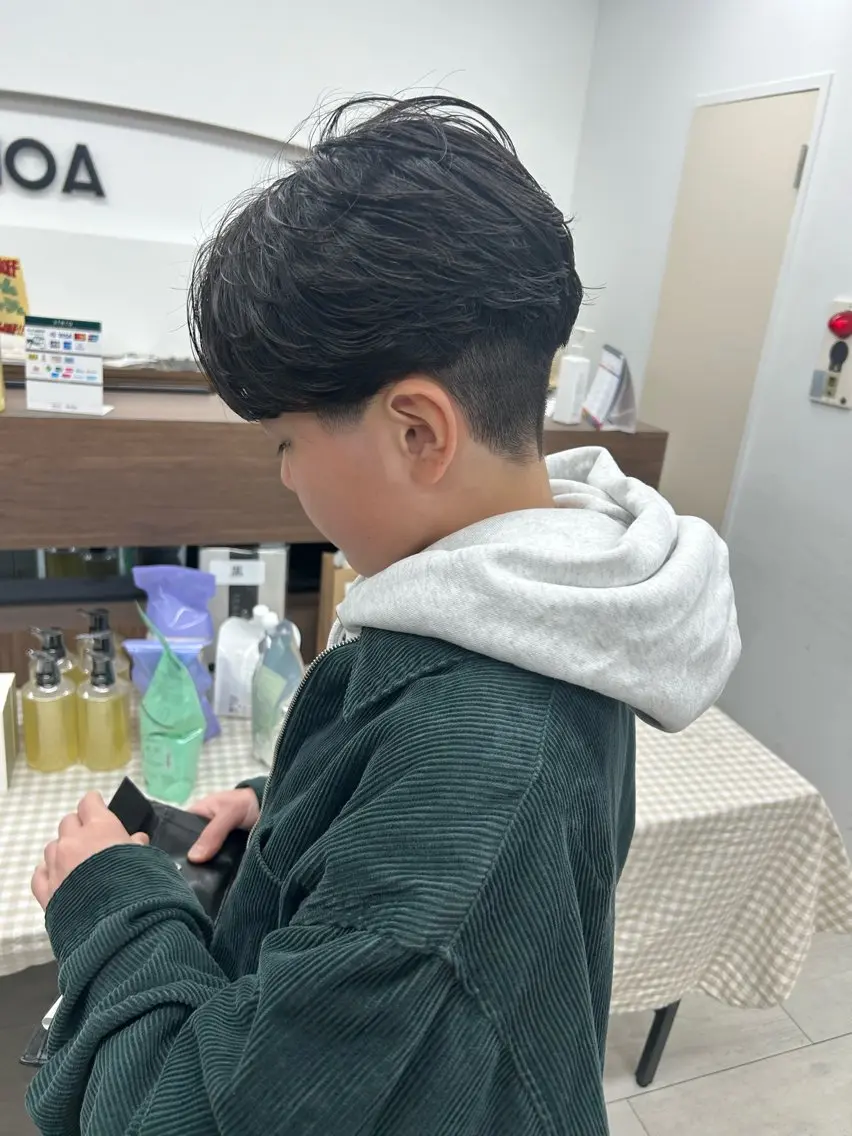 ショート パーマ メンズ フェザーパーマ メンズパーマ ニュアンスパーマ メンズパーマの達人 / タカシマダイスケのヘアスタイル