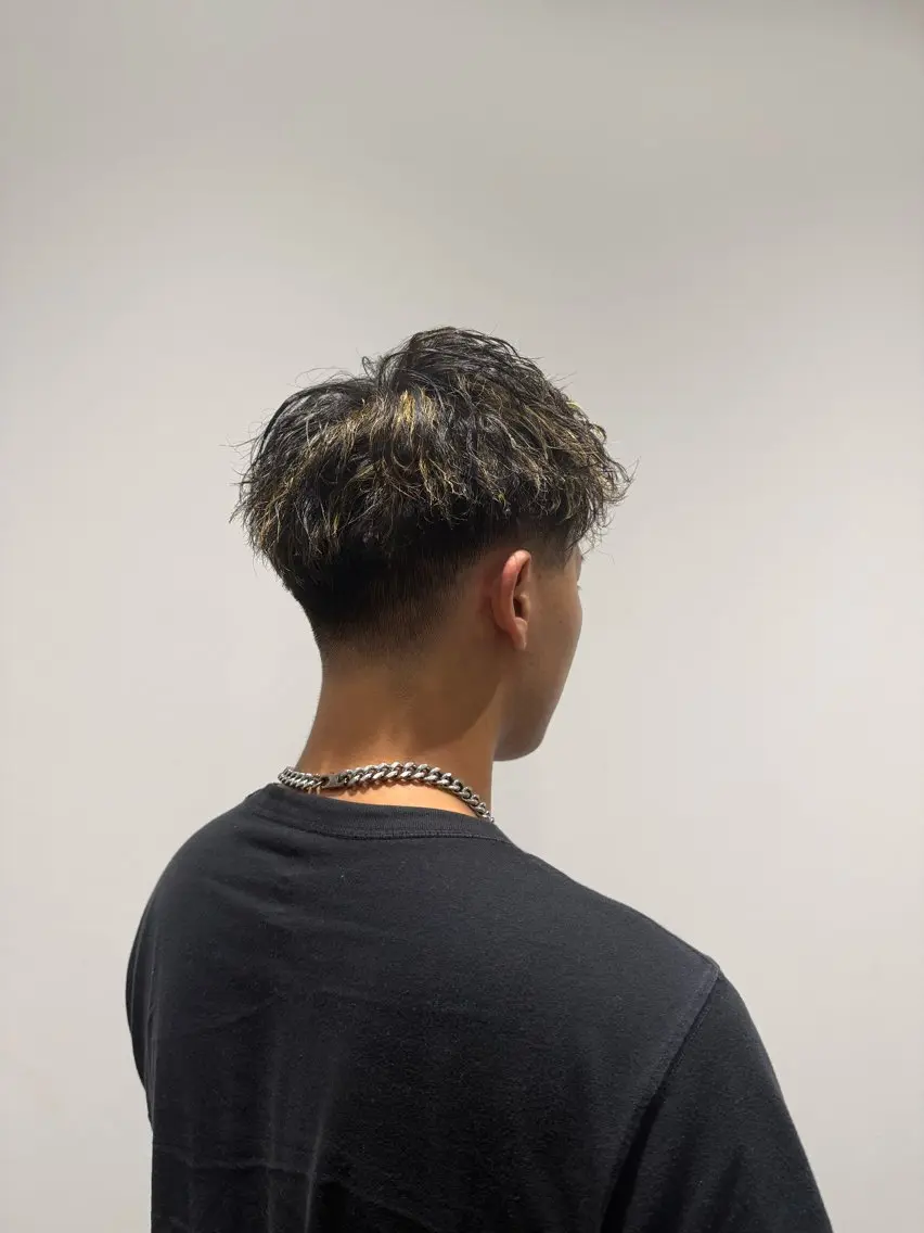 メンズ メンズパーマ 刈り上げ Garden 羅奈のヘアスタイル