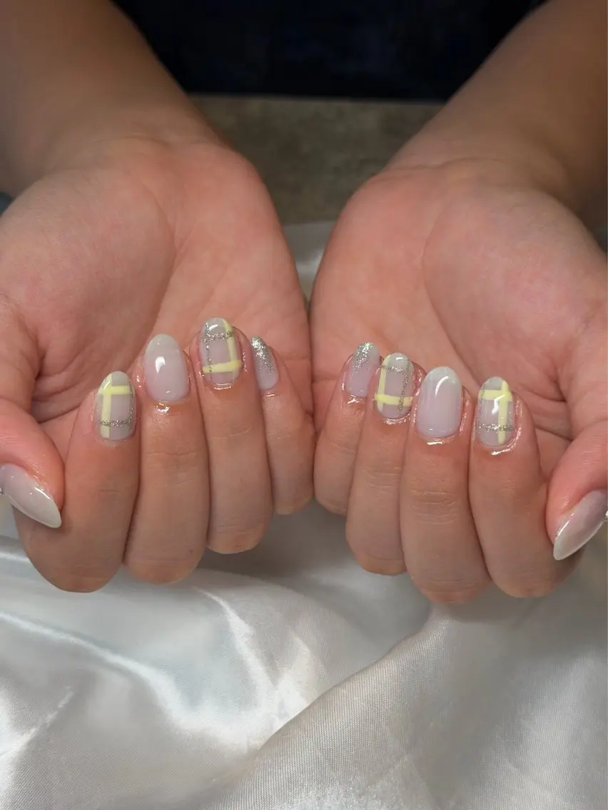 セミロング ハンドネイル at Nailのネイルデザイン