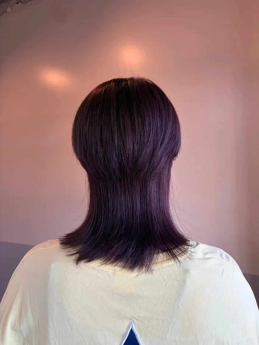 カラー ラベンダーカラー ヘアカラー カラーモデル ワンカラー/じゅりのヘアスタイル
