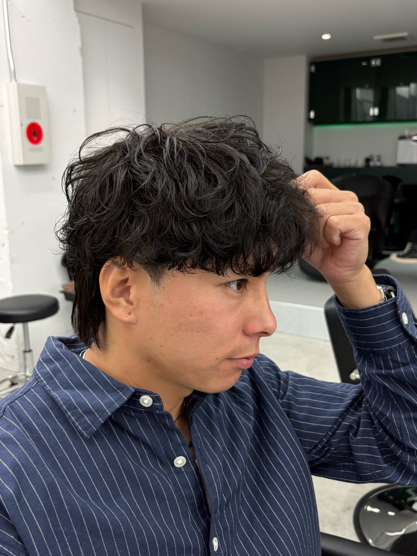 パーマ メンズ メンズパーマ カット パーマ メンズパーマ特化 sayoのヘアスタイル