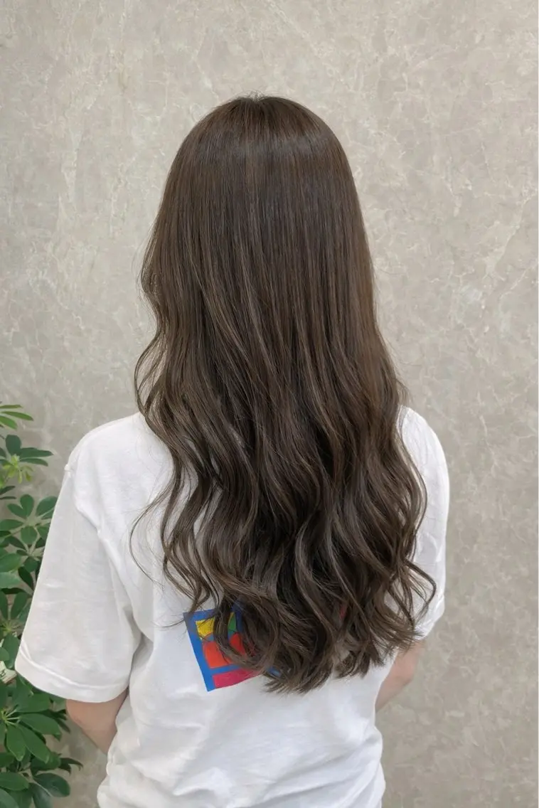 ロング カット ヘアカラー トリートメント 垢抜け透明感カラー 🌻篠崎梓🌻のヘアスタイル