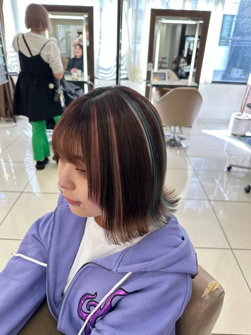 メンズ特化シャドウパ ーマラウンドマッシュのヘアスタイル