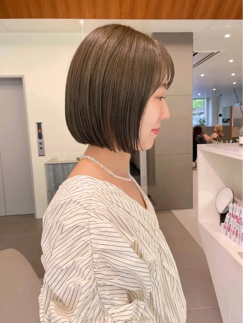 ミディアム カラー ベージュカラー ハイトーンカラー ヘアカラー Wカラー／ベージュ／ ロングカット/Rioのヘアスタイル