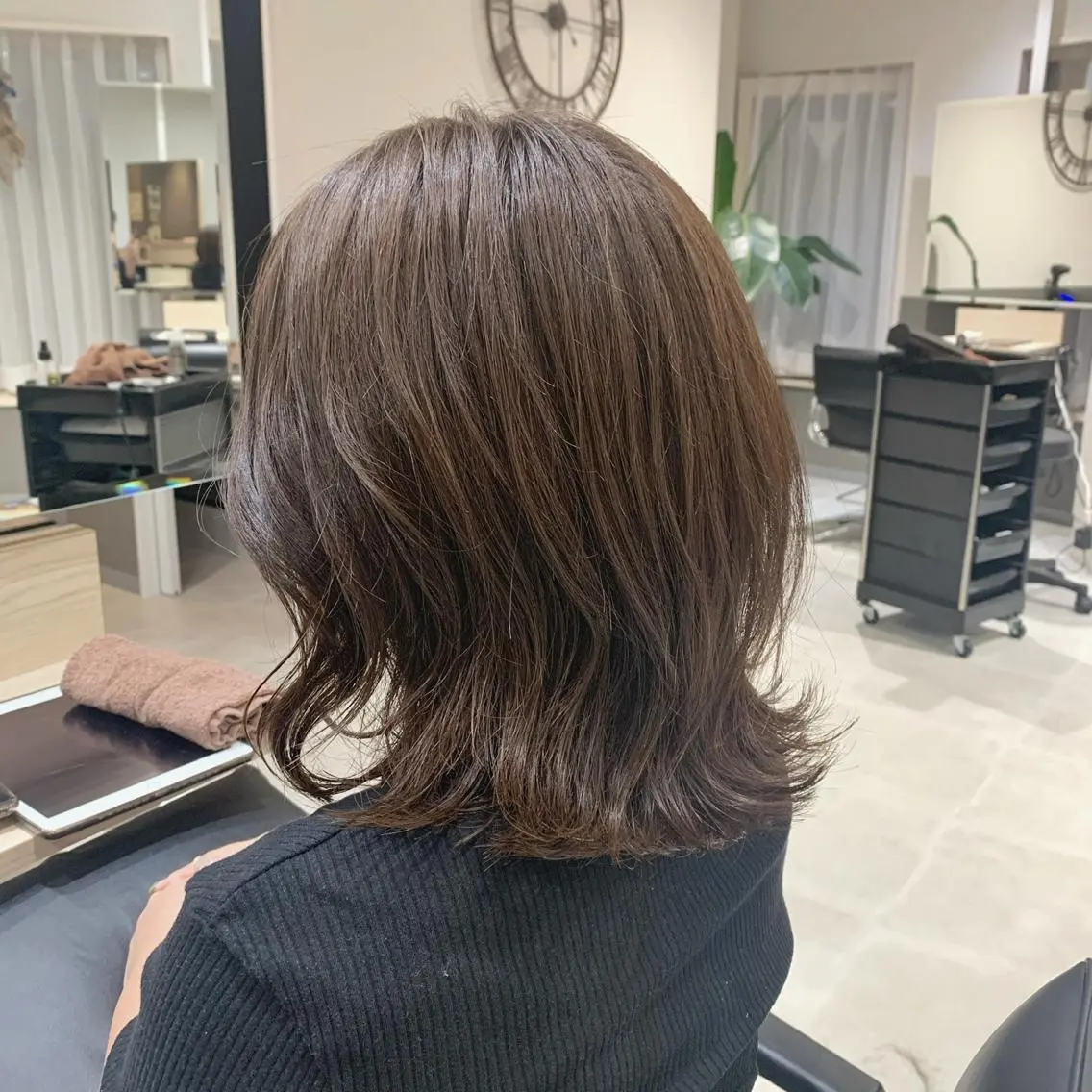 ミディアム カラー 髪質改善専門店 Lucasのヘアスタイル