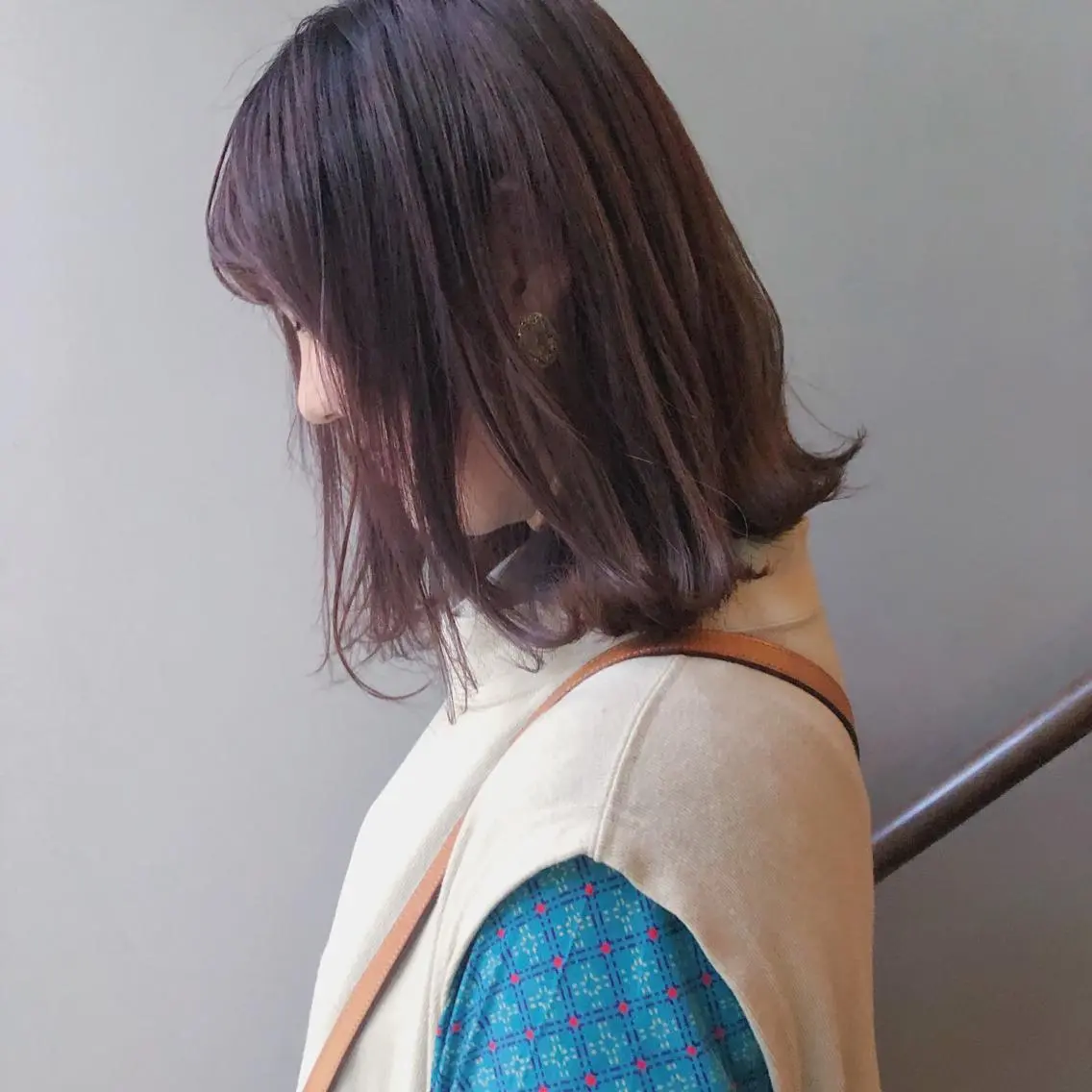 ミディアム カラー カット ヘアカラー トリートメント 山中 直輝のヘアスタイル