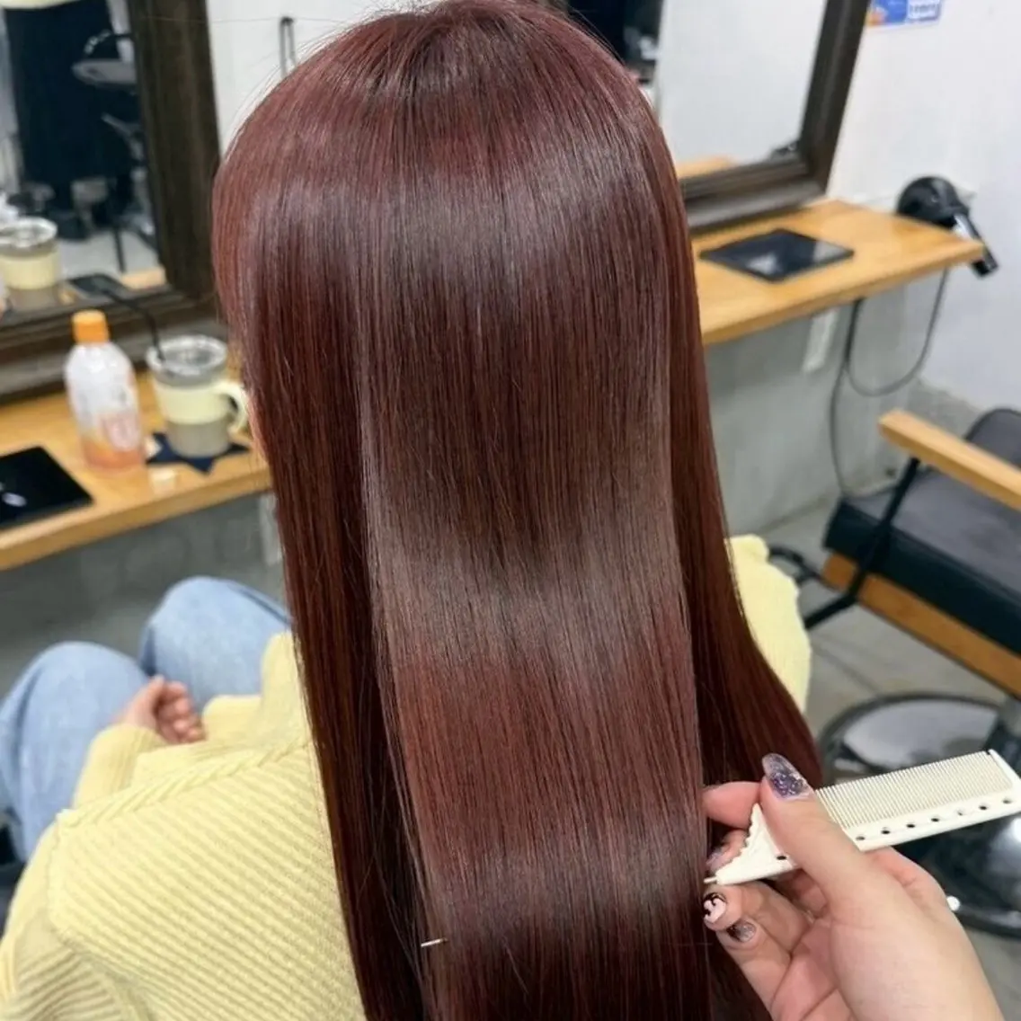 白髪染めリタッチ🌻の写真