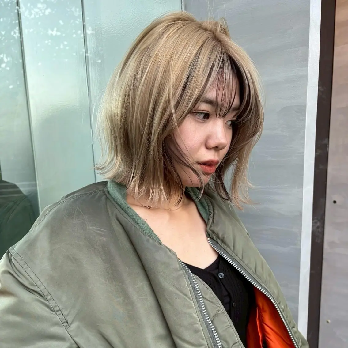 【2回目のお客様限定✨️】透明感wカラー(リタッチ有り)+似合わせカット+トリートメント🥨🥣の写真