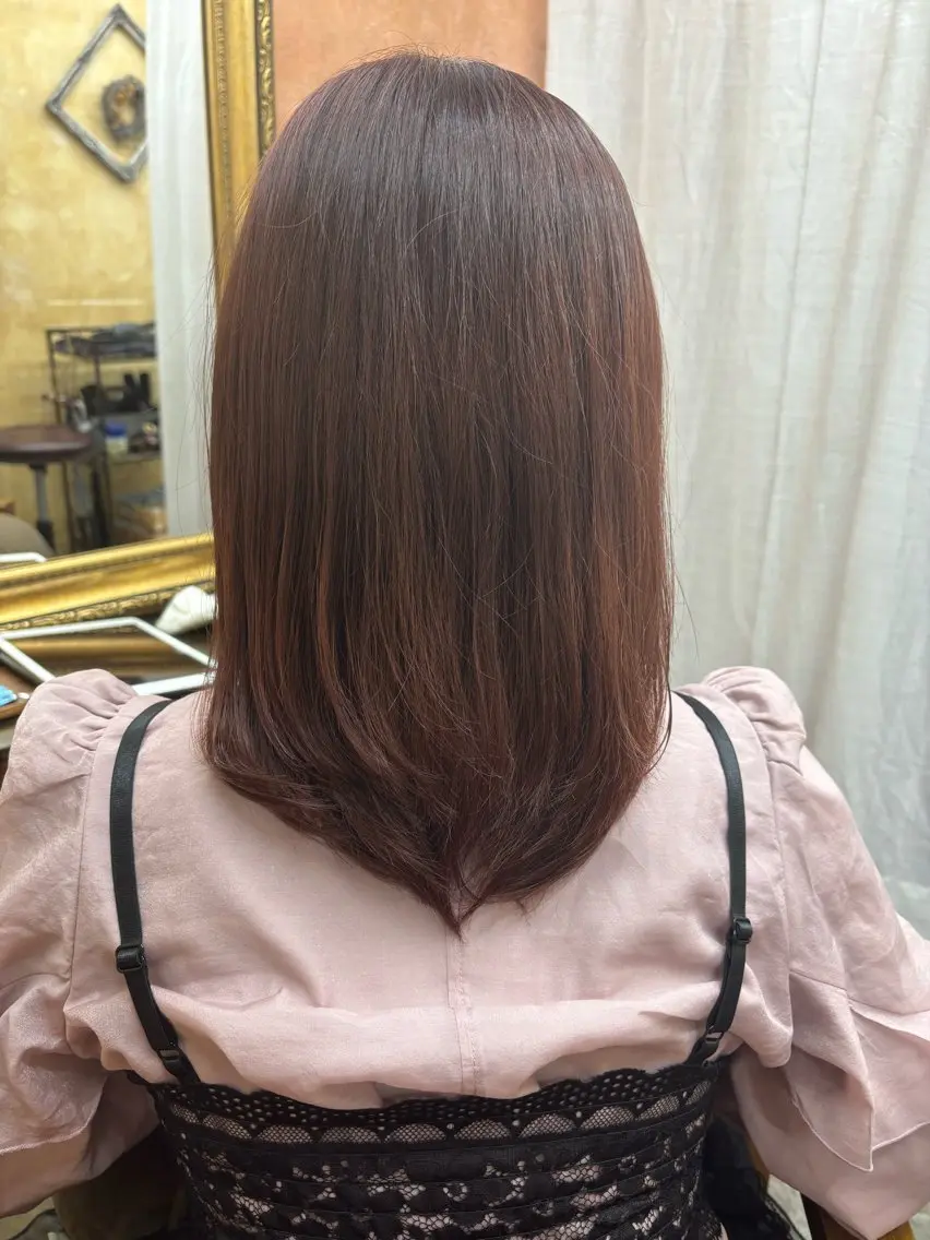 ヘアカラー 大本 涼風のヘアスタイル