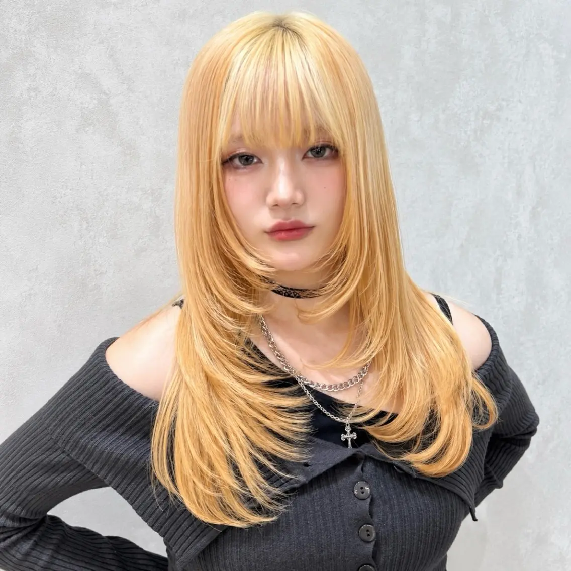 ロング カラー カット 縮毛矯正 kouta/レイヤー /巻ける縮毛矯正🪽のヘアスタイル