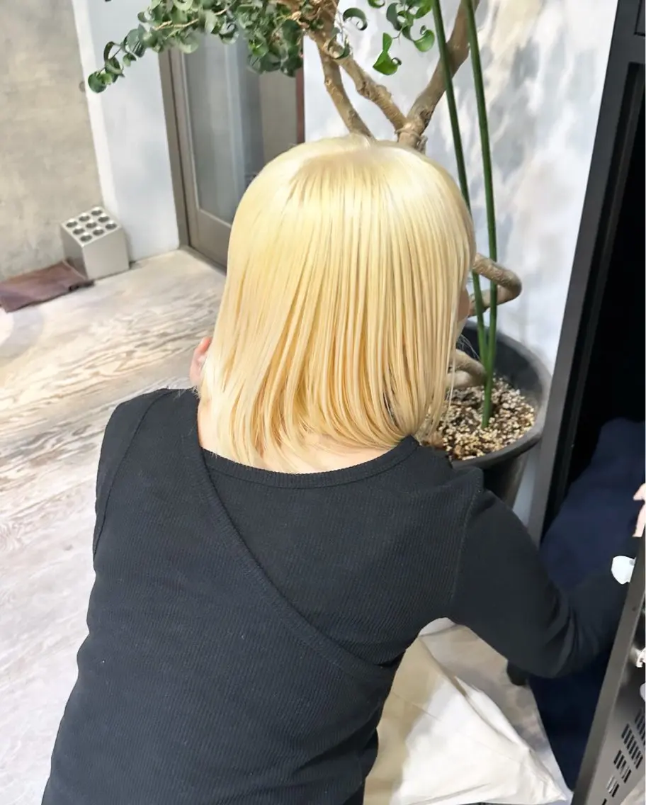 カラー ササキカズマ〻透明感 〻色落ち〻赤み消しのヘアスタイル