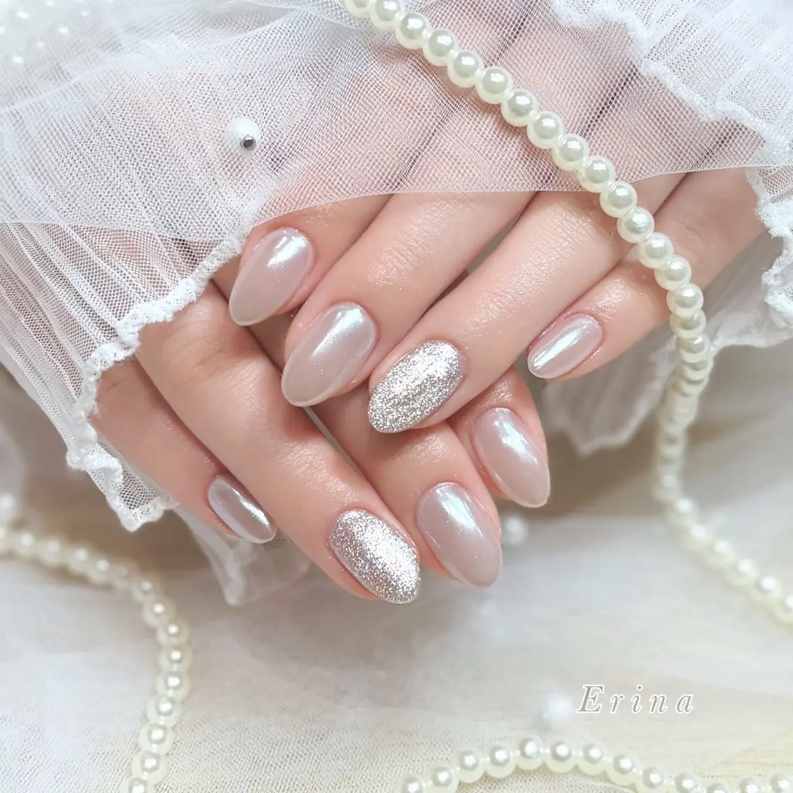 ネイル Erina🐱 フィルイン💅パラのネイルデザイン
