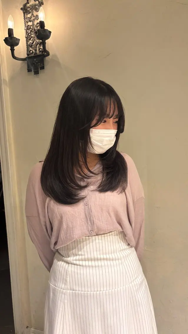 セミロング レイヤーカット Manaka ☺︎のヘアスタイル