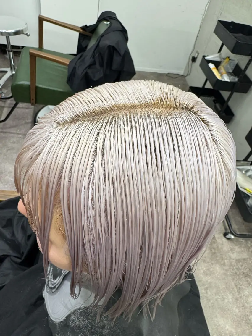 初回限定🔥リタッチ➕毛先までのブリーチ➕カラーの写真
