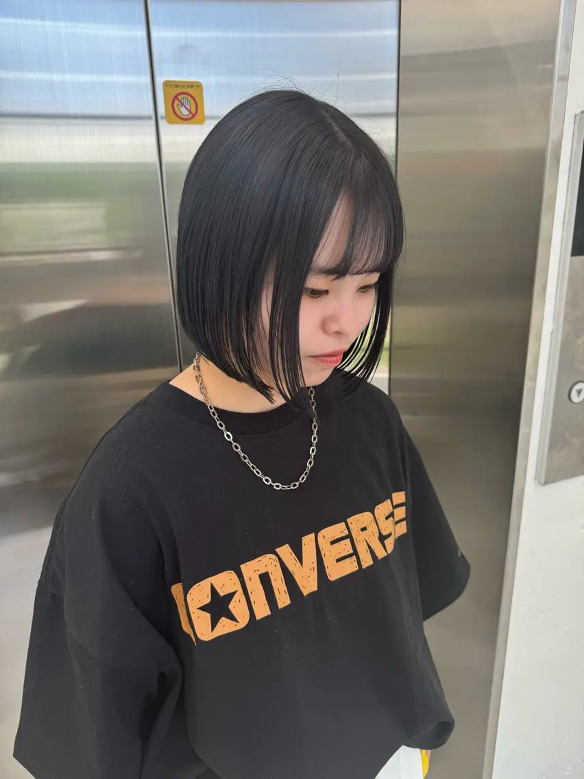『就活応援📣🎌』暗染めカラー＋トリートメント＋シャンプーブロー🧴の写真