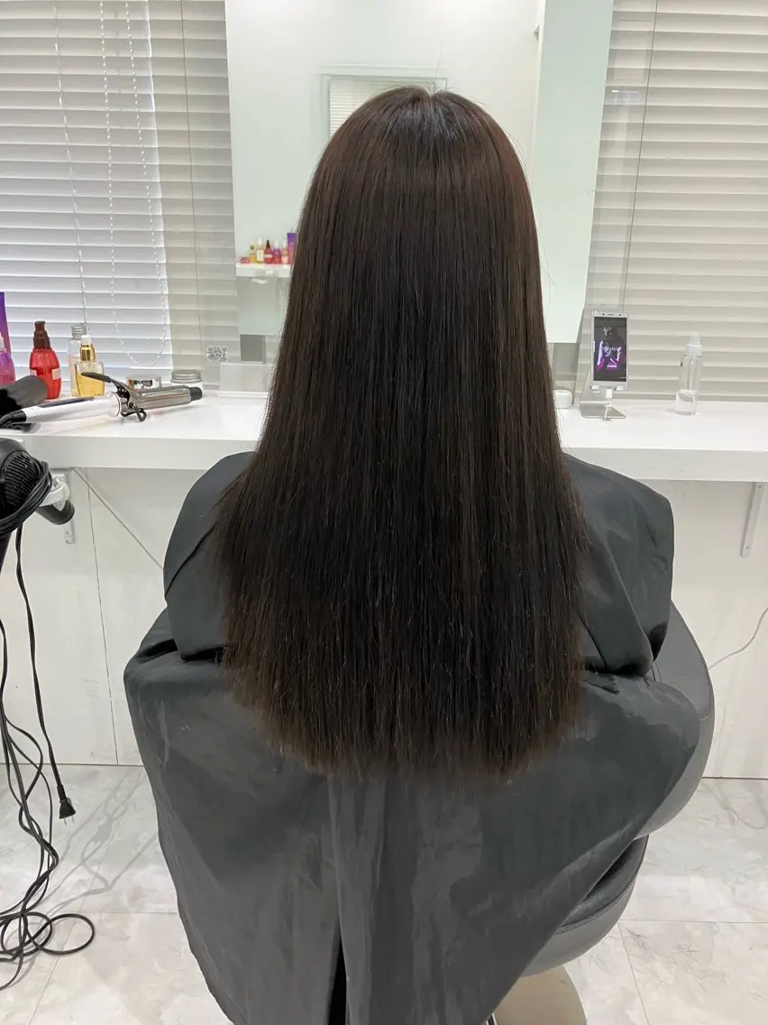 ロング カラー ヘアアレンジ 💓色落ちまで綺麗な 垢抜けカラー💓のヘアスタイル