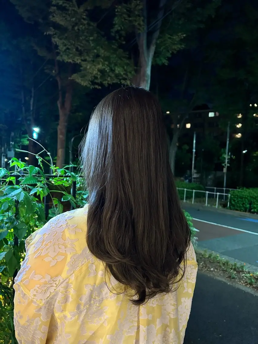 【人気menu】似合わせカット✂︎+艶ケアカラー🌟(ナノバブルシャンプー込)の写真
