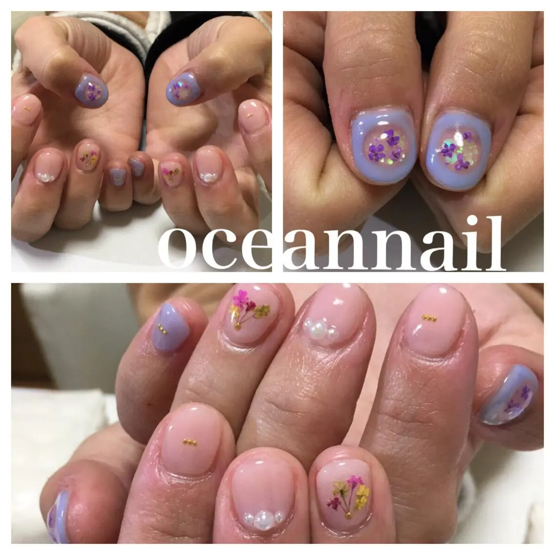 ネイル フラワーネイル プライベートサロン oceannailのネイルデザイン