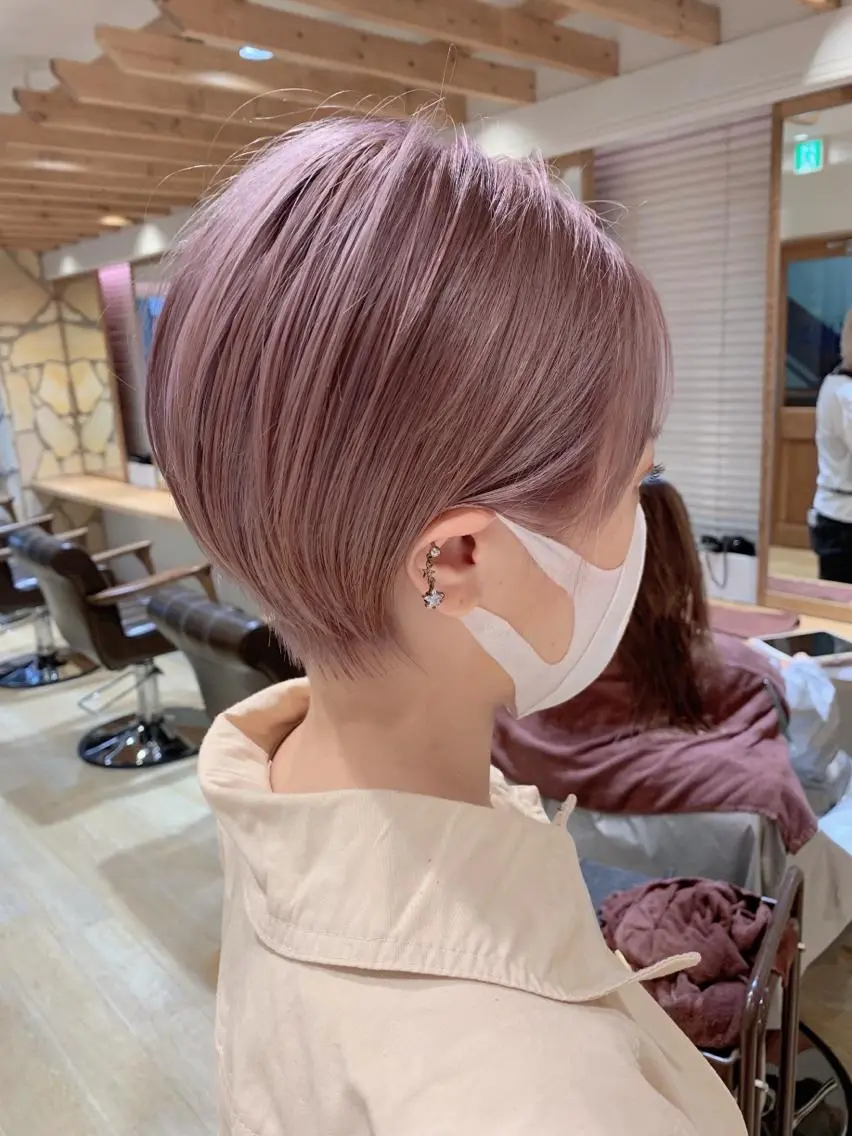 ❣️期間限定❣️似合わせカット&ケアブリーチ&透明感カラー&ナノスチームトリートメント❣️の写真