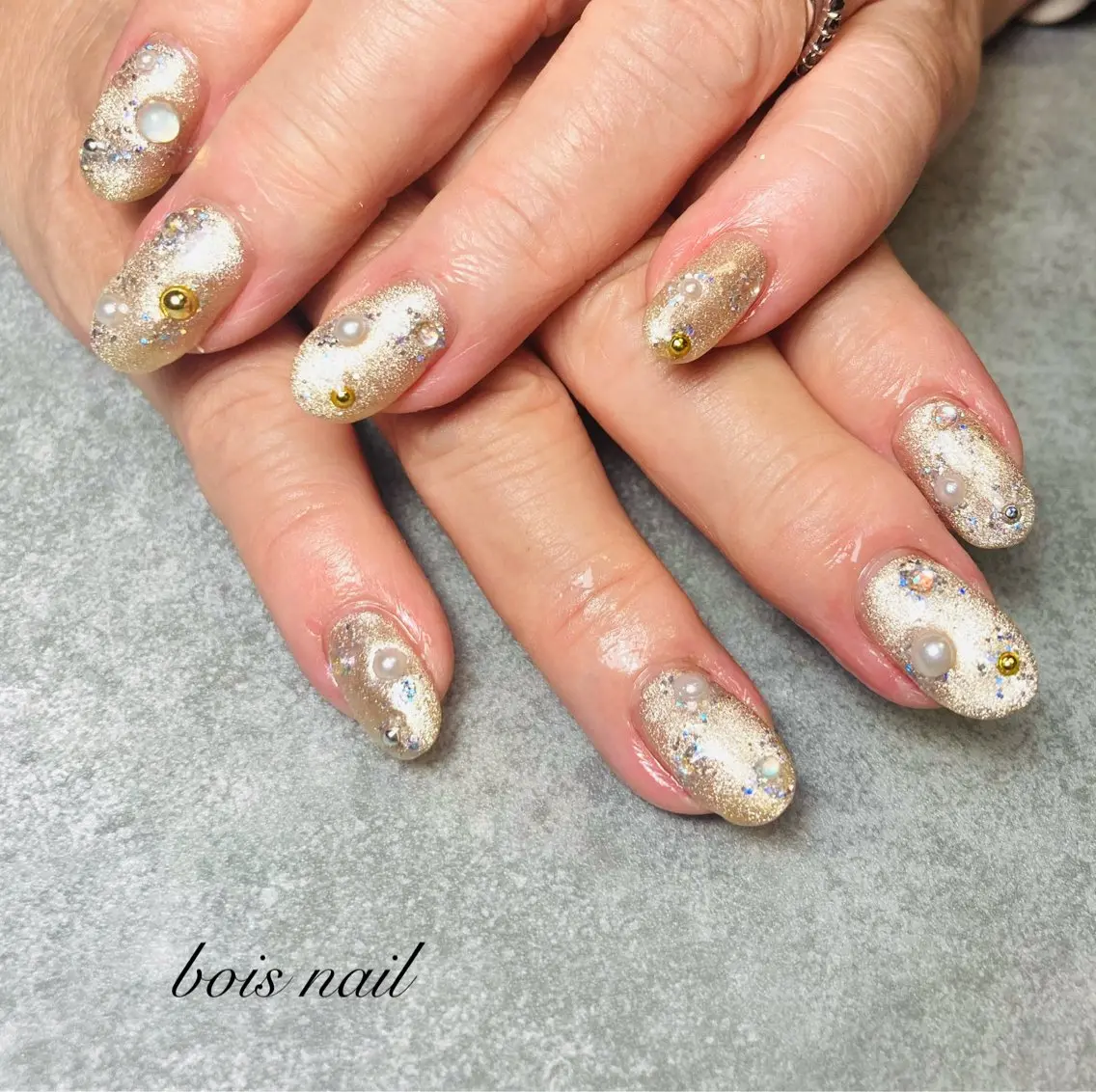 ネイル ハンドネイル bois nail ボワネイル北巽のネイルデザイン