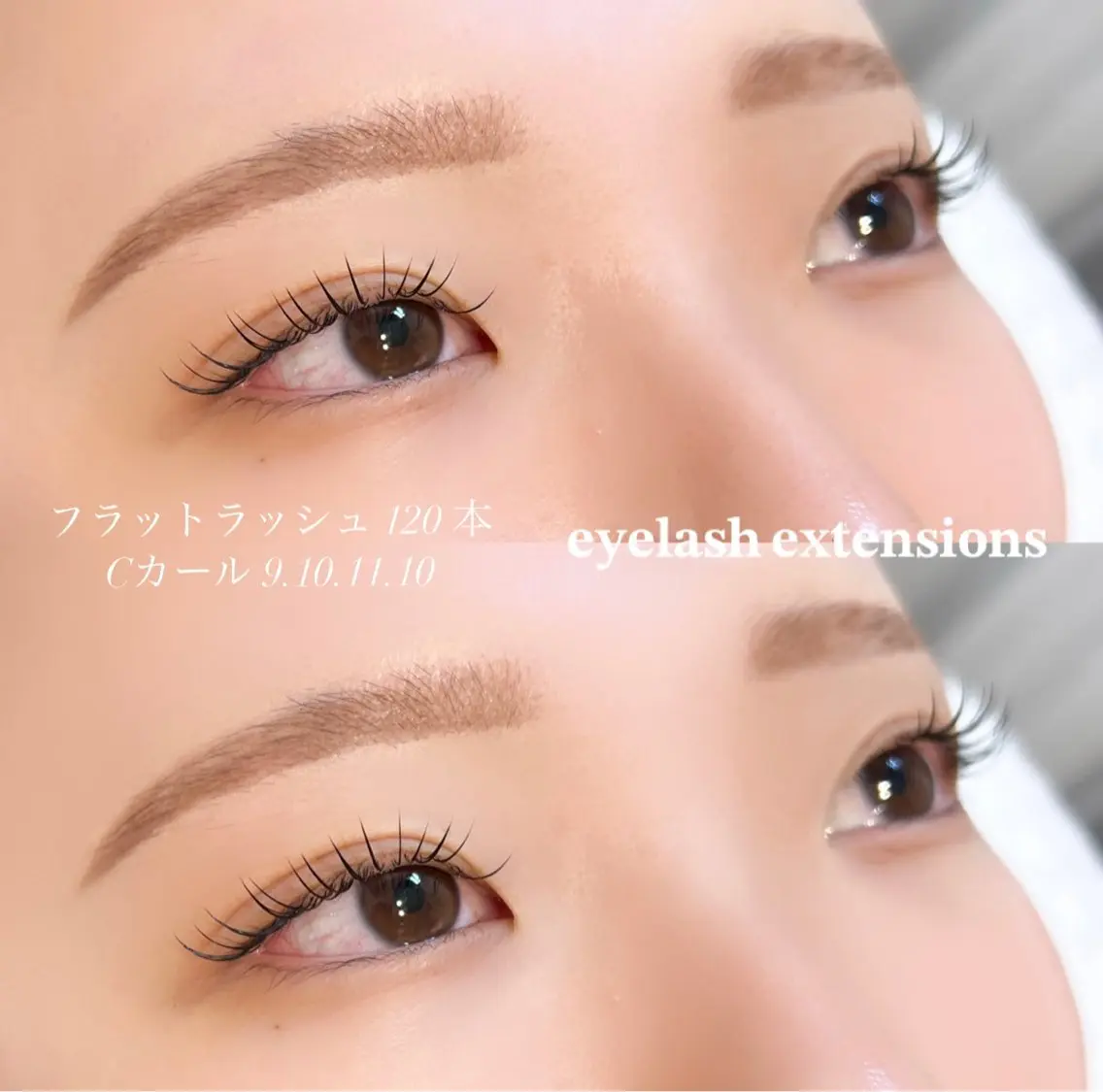 マツエク・マツパ 束感まつ毛 フラットラッシュ パリジェンヌラッシュリフト マツエク eyelist🌙 natsumiのマツエク・マツパデザイン