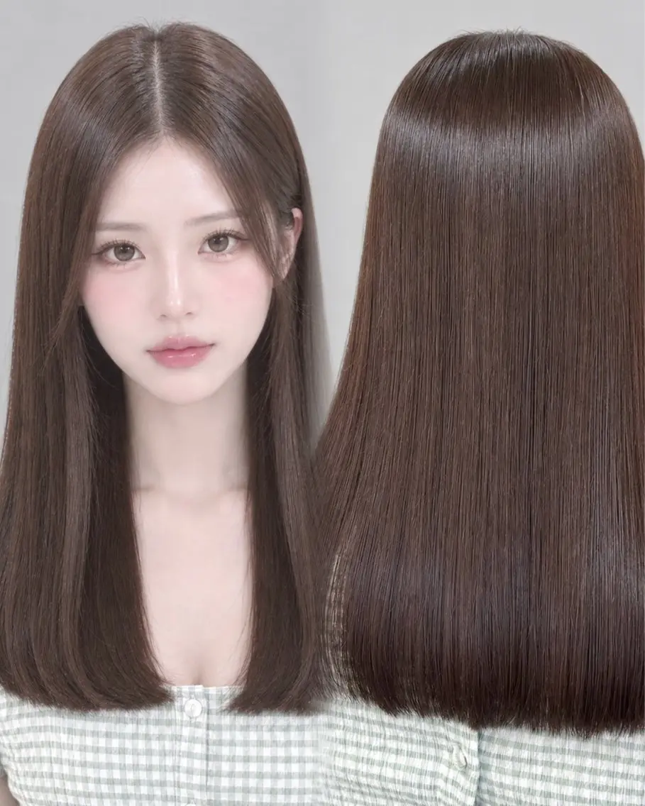 ロング カラー ベージュカラー 透明感カラー ヘアカラー トリートメント 上品♡ブラウン💎 アレンジ🩰Rimiのヘアスタイル