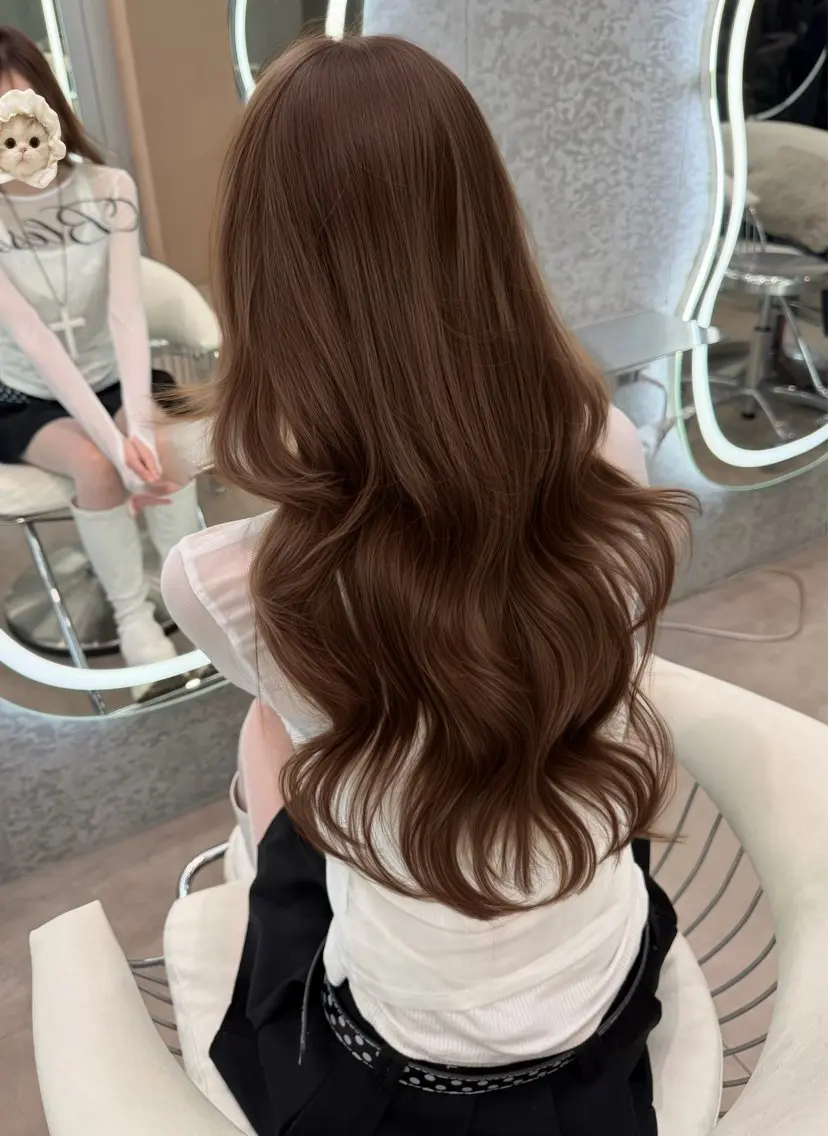 ロング カラー ヘアアレンジ アッシュ 黒髪 ブリーチ ブルーカラー ブルーブラック カット ヘアカラー トリートメント ヘアセット 大宮縮毛矯正🩵 レイヤー 佐藤和のヘアスタイル