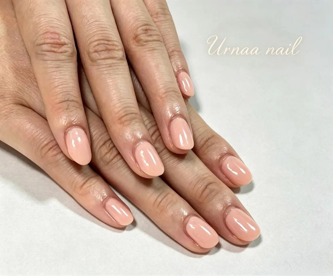 ネイル ワンカラーネイル Urnaa nailのネイルデザイン